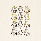 A7 size vinyl sticker Ganesh ji